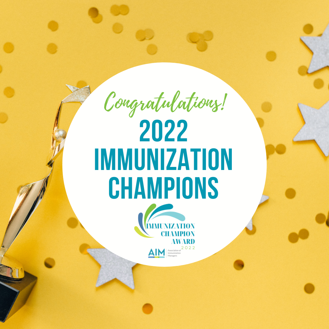 2022 Champion Awards Toolkit - Association of Immunization Managers