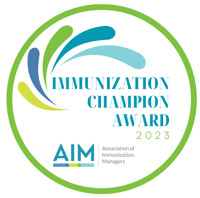 2023 Immunization Champion Awards - Association of Immunization Managers