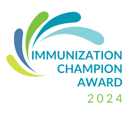 Immunization Champion Award 2024 logo