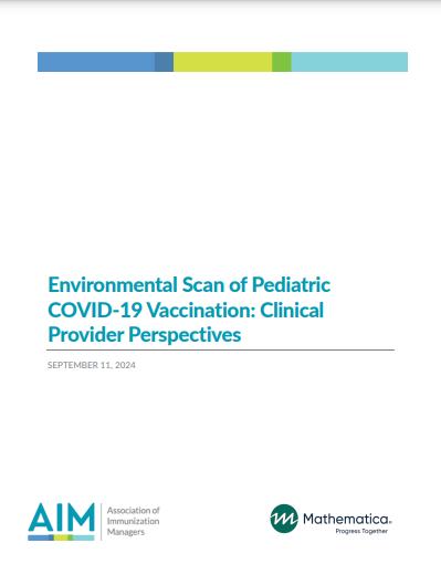 image of clinical provider perspective report cover page